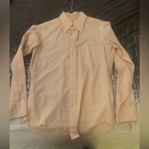 Vintage 1960’s Peachy Pink Men’s Button Down Shirt